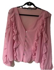 Zara Women's Boho Frill Blouse