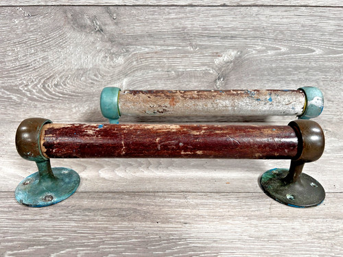 Pair vintage marine - marine, teak