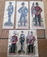 Antique Military Scraps-British Soldiers-11.5*5cm. lot of 5 Raphael Tuck & Sons 