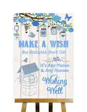 Blue Rustic Wood Effect