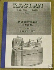 Raglan 5 Centre lathe Operating & Maintenance Manual