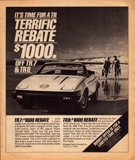 Vintage 1980 Triumph TR7 TR8