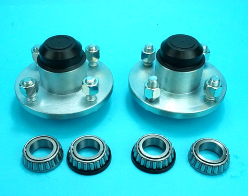Pair wheel hubs 100mm - hubs, pcd