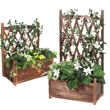 Wooden Garden Planter With