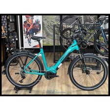 Haibike Trekking 7 LOW Hybrid Electric Bike Gloss Aqua/Black 2022 Ex-Display