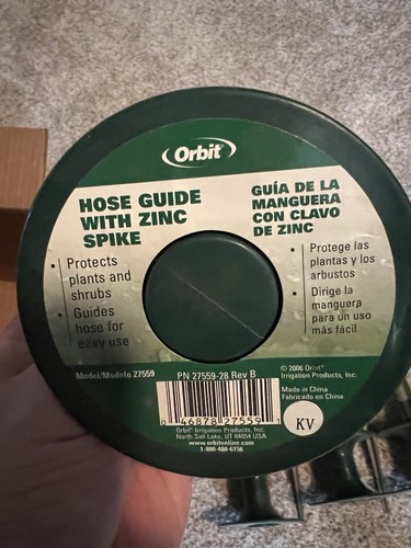 Orbit hose guide - hose, zinc