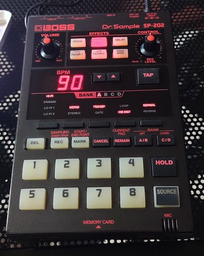 Boss 202 with original - boss, sp-202