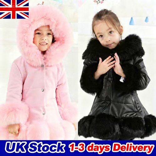 Girls warm kids quilted - girls, winter