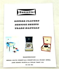 Dansette Record Player Comprehensive Schematic Circuit Service Manual 10 pages