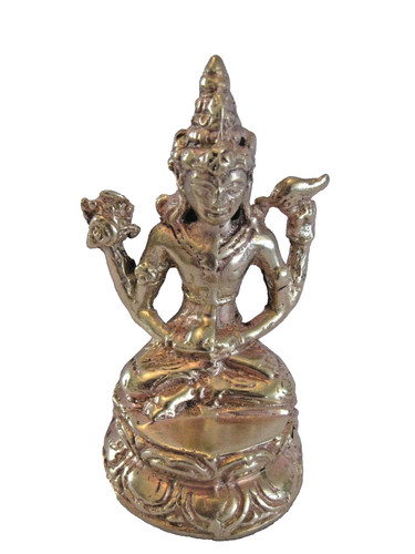 Vintage brass goddess - brass, nepalese