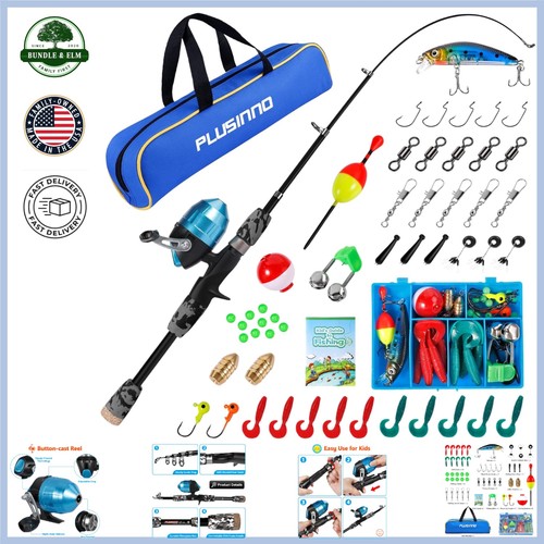 Complete kids fishing set with - complete,