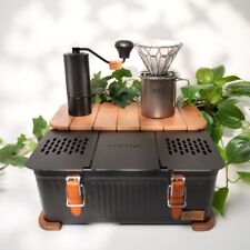 COFFNIC Steel Table Top + Wood Table Top(for Stanley Lunch Box 10q)