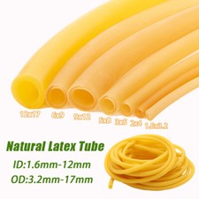 Natural Latex Rubber Tube for Surgical High Elastic I.D 1.6mm-12mm Yellow Tube