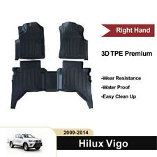 Toyota Hilux Vigo 2009-2014 TPE Car Mat 3D/5D moulded TPE Heavy Duty Floor Mat