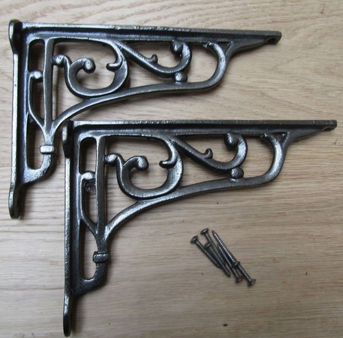 Pair antique iron - iron, cast