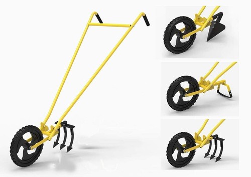 Hectare wheel hoe with - wheel, 7"