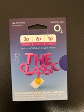 O2 Classic Pay As You Go SIM Card