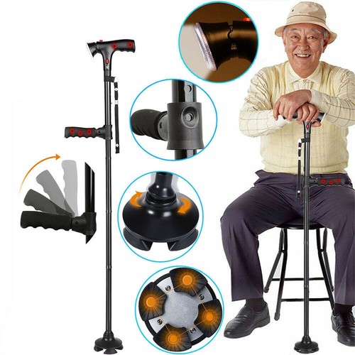 Elder folding walking stick - elder,