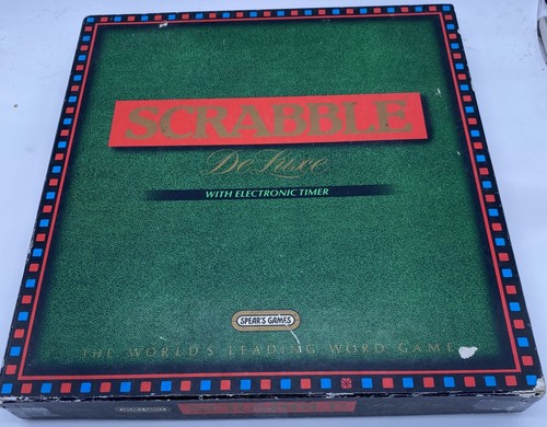 Scrabble deluxe board - scrabble,