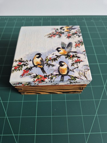 Winter birds handcrafted - winter,