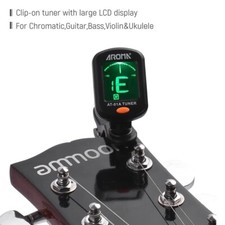 Digital Display Guitar Bass Violin Tuner Clip On 