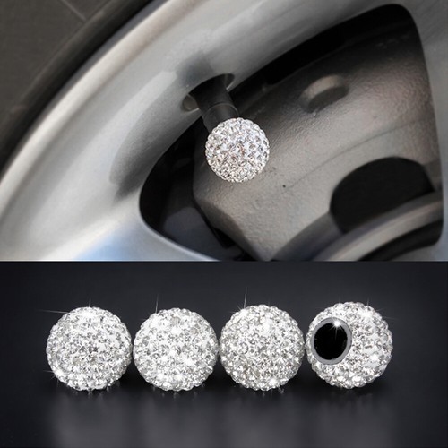 Rhinestone car wheel tyre - 4x,
