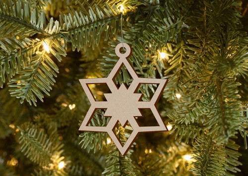 Wooden mdf christmas - mdf, star