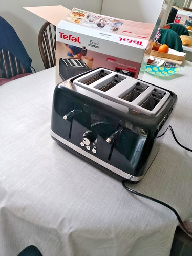 Tefal black collection slot - tefal,