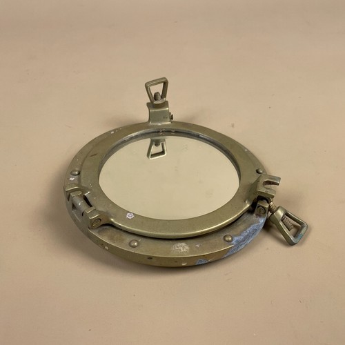 Vintage brass porthole wall - porthole,