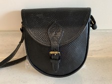 Vintage Black Mulberry Crossbody Bag