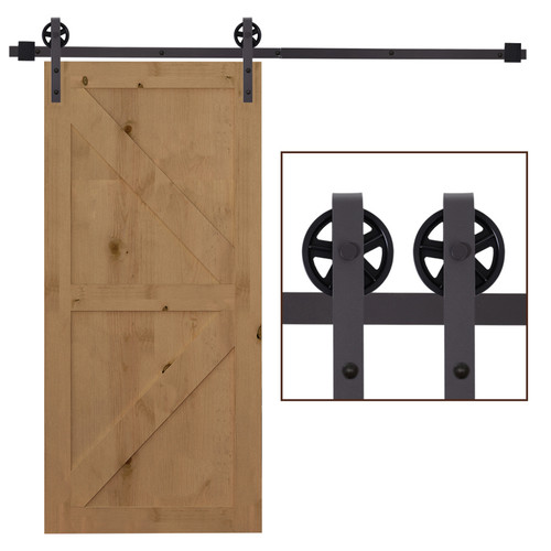 Sliding door rail barn - sliding,