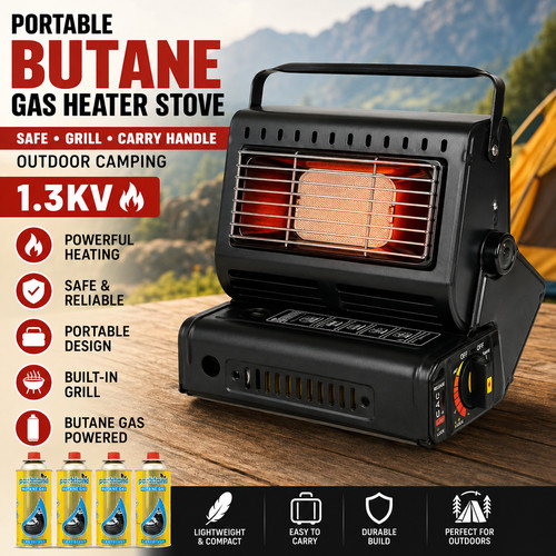 Portable butane gas heater - butane,