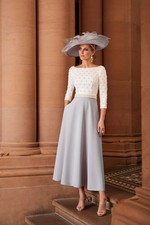 Veni Infantino Mother of the Bridge/Groom dress and fascinator