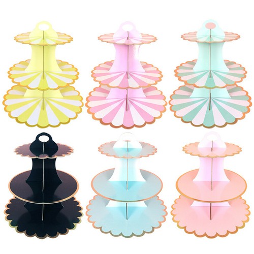Tiers cupcake stand paper - tiers,