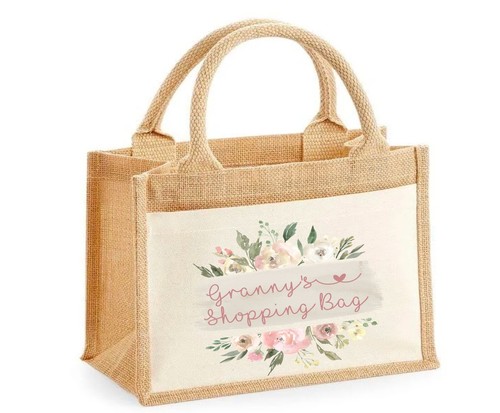 Personalised jute bag - personalised, xl