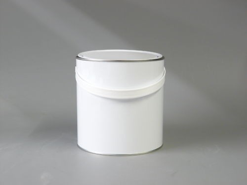 Empty paint mixing - empty, tin