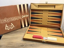 Vintage Backgammon Club Set