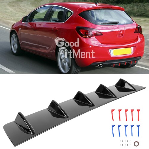 Rear bumper diffuser spoiler - rear,