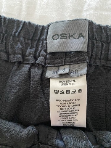 Black oska ankle length - black,
