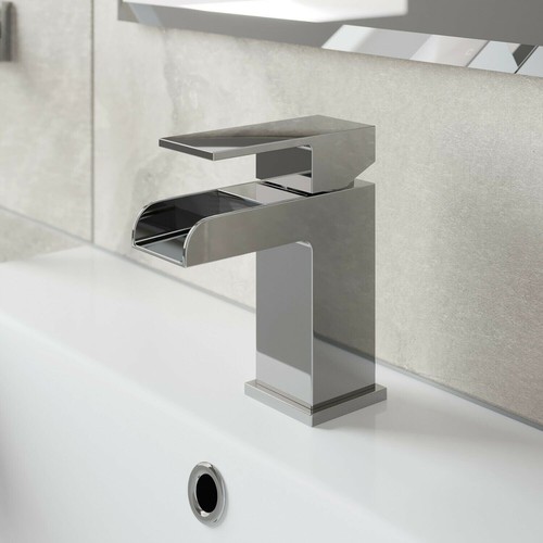 Waterfall bathroom taps - waterfall,