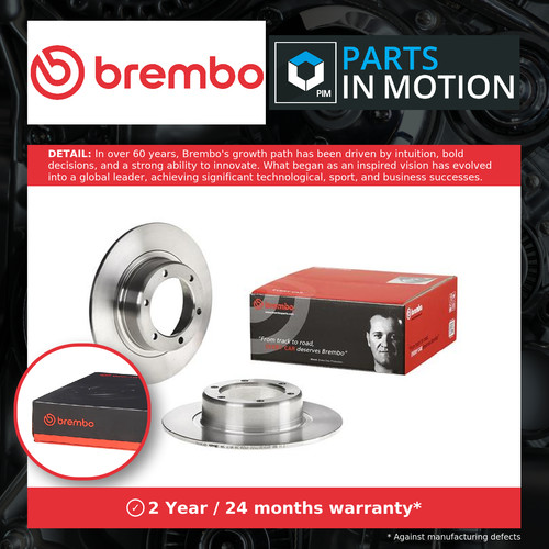 Brake discs pair solid - pair,