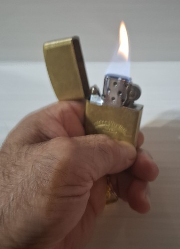 Vintage windproof brass golden - vintage,