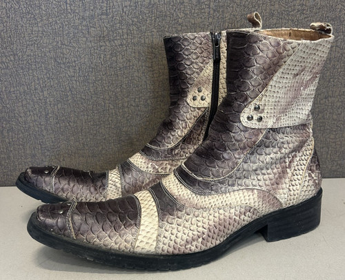 Juno genuine leather - genuine, snakeskin