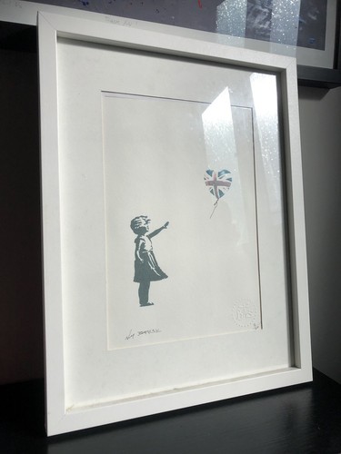 Not banksy election girl - not,