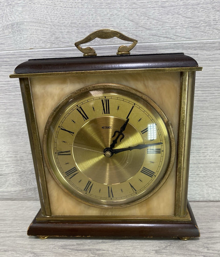 Vintage metamec mantel clock - metamec,
