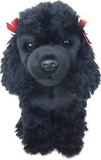 Black Poodle Plush Soft Toy Dog Teddy by Faithful Friends 23cmH Puppy lover gift