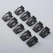 10PCS Car Accessories Console Dash Dashboard Trim Metal Retainer Clips Black