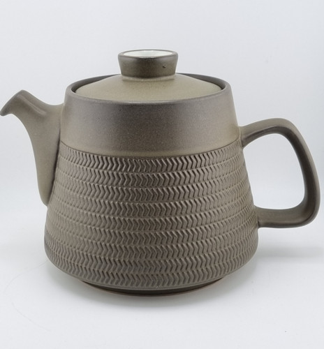 Denby chevron teapot large - teapot, 2.5