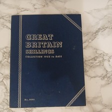 Whitman Coin Folders Empty Great Britain Shillings collection 1953 to DATE 