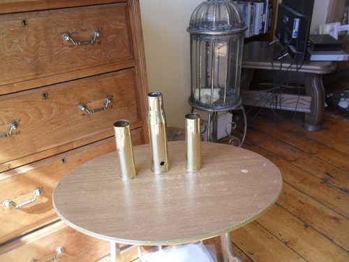 Vintage ww2 brass vase trench - vintage,